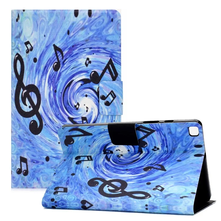 Pattern Printing Design Leather Tablet Case for Samsung Galaxy Tab A7 Lite 8.7-inch T220 / T225 - Musical Note