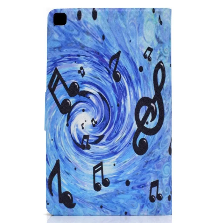 Pattern Printing Design Leather Tablet Case for Samsung Galaxy Tab A7 Lite 8.7-inch T220 / T225 - Musical Note