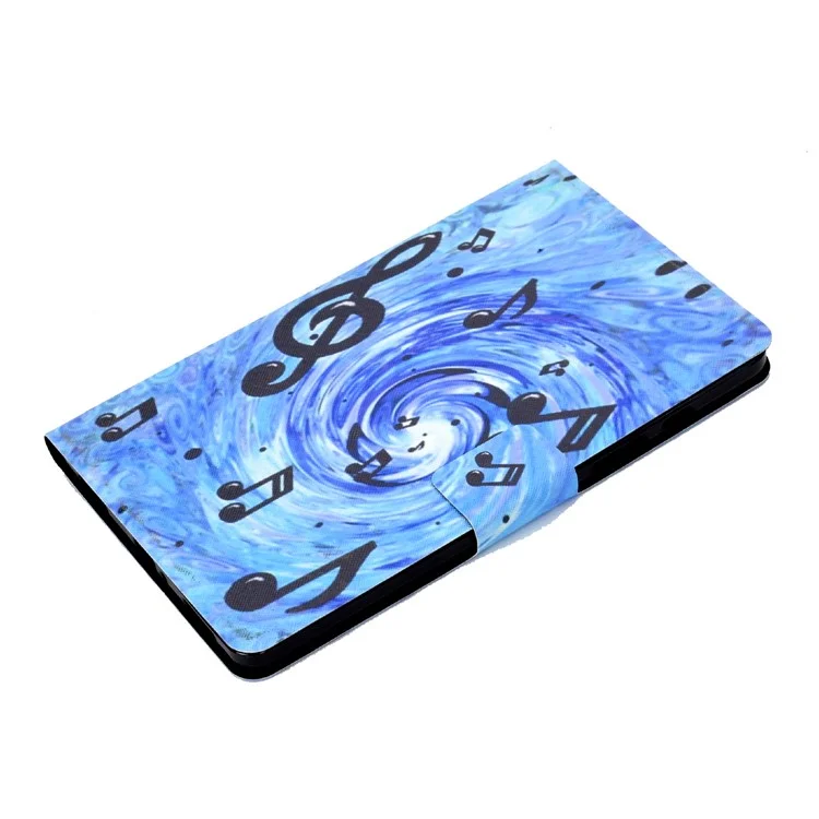 Pattern Printing Design Leather Tablet Case for Samsung Galaxy Tab A7 Lite 8.7-inch T220 / T225 - Musical Note