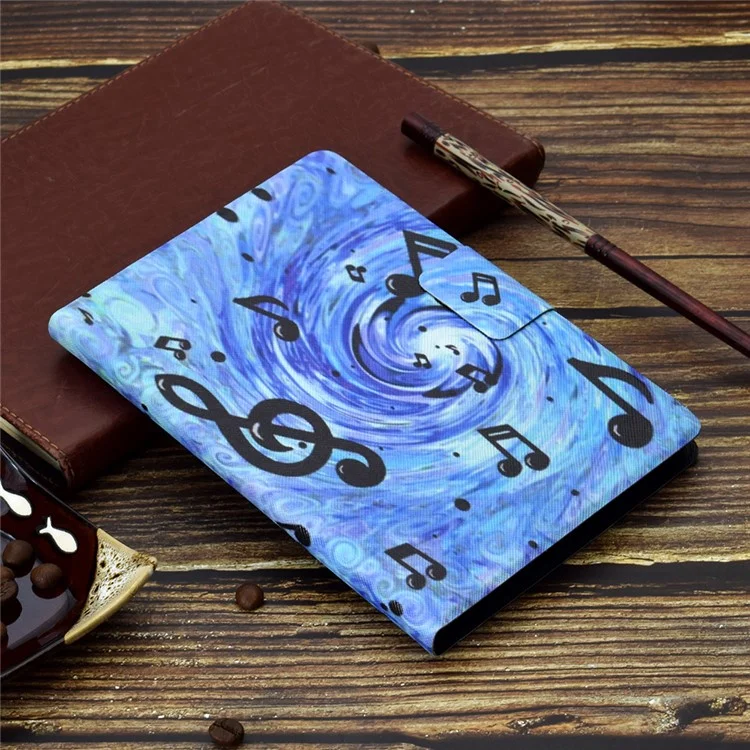 Pattern Printing Design Leather Tablet Case for Samsung Galaxy Tab A7 Lite 8.7-inch T220 / T225 - Musical Note