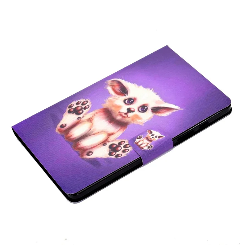 Pattern Printing Design Leather Tablet Case for Samsung Galaxy Tab A7 Lite 8.7-inch T220 / T225 - Little Animal Pattern
