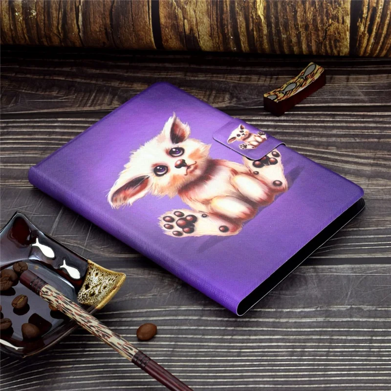 Pattern Printing Design Leather Tablet Case for Samsung Galaxy Tab A7 Lite 8.7-inch T220 / T225 - Little Animal Pattern