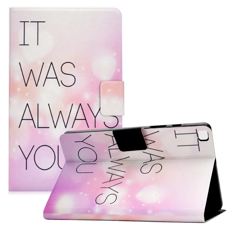 Pattern Printing Design Leather Tablet Case for Samsung Galaxy Tab A7 Lite 8.7-inch T220 / T225 - IT WAS ALWAYS YOU