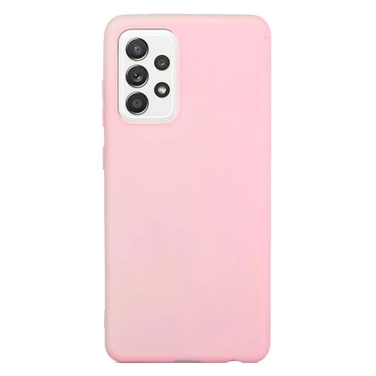 Matte Skin Shockproof TPU Phone Case Cover for Samsung Galaxy A52 5G/4G / A52s 5G - Pink