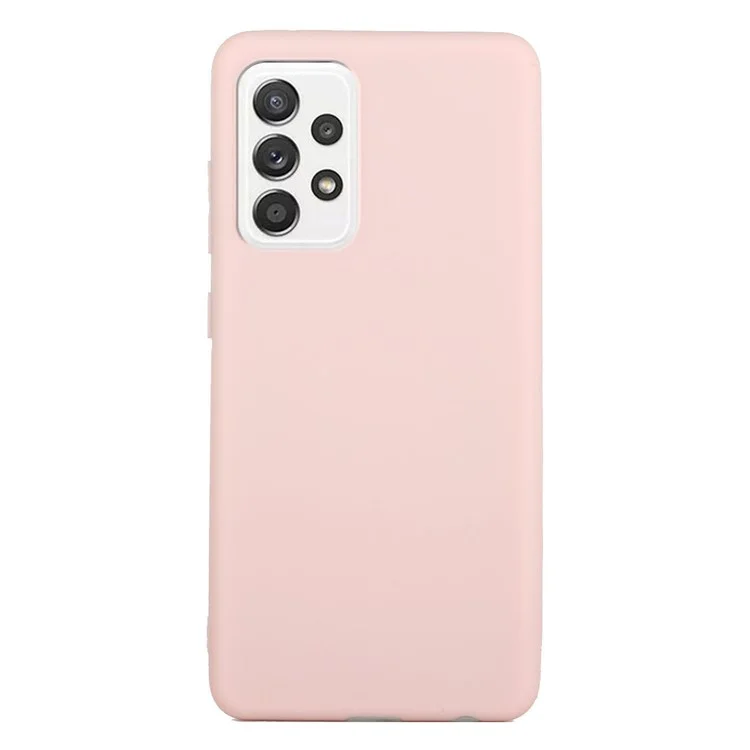 Matte Skin Shockproof TPU Phone Case Cover for Samsung Galaxy A52 5G/4G / A52s 5G - Light Pink