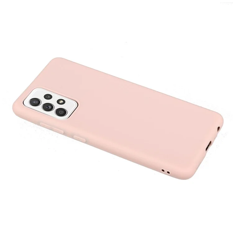 Matte Skin Shockproof TPU Phone Case Cover for Samsung Galaxy A52 5G/4G / A52s 5G - Light Pink