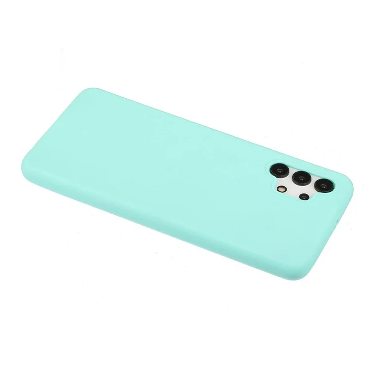 Coperchio Con Shell Del Telefono TPU Apert Shock Opaco Per Samsung Galaxy A32 5G/M32 5G - Bambina Blu