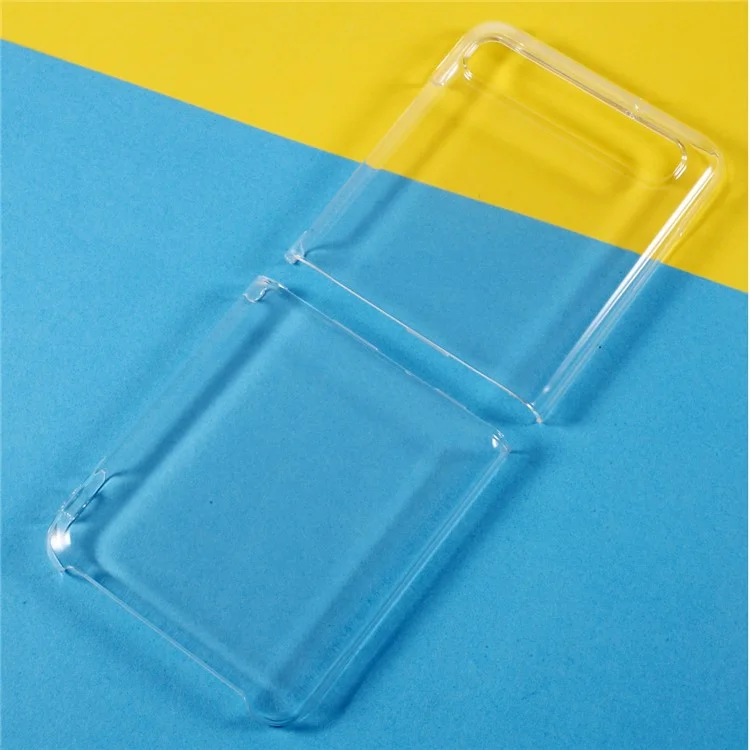 Clear PC Hard Case Cubla de Teléfono Celular Para Samsung Galaxy Z Flip