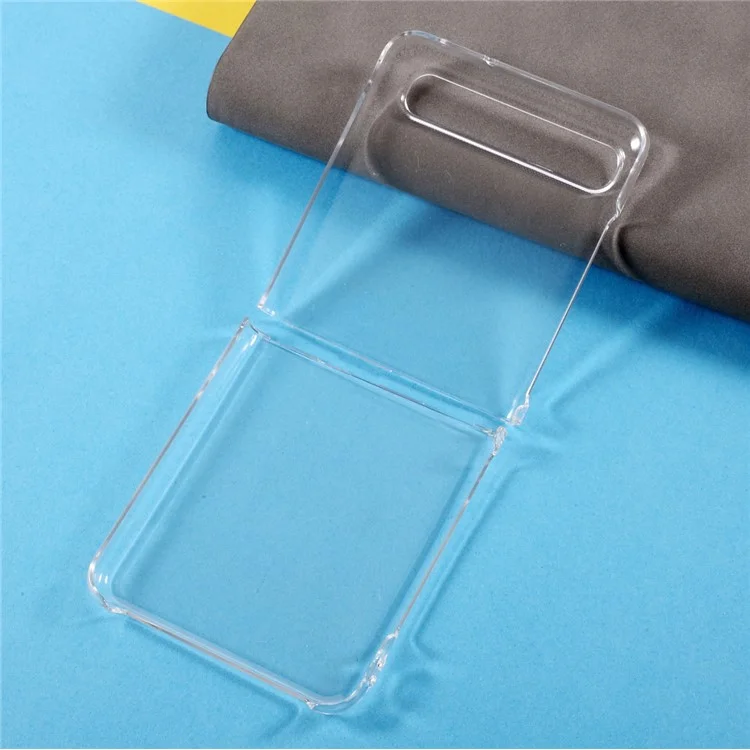 Clear PC Hard Case Cubla de Teléfono Celular Para Samsung Galaxy Z Flip