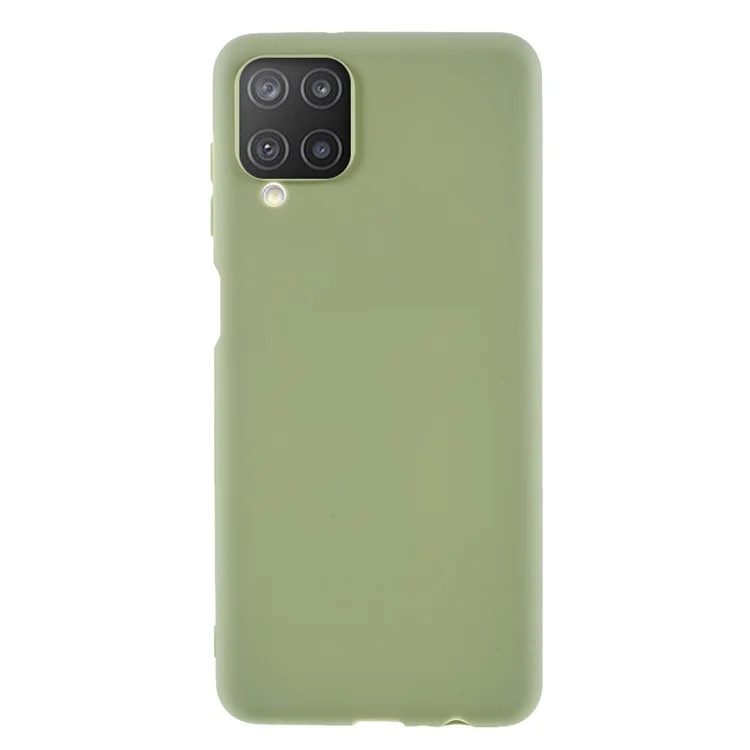 Double-Sided Matte TPU Phone Protective Case Cover Shell for Samsung Galaxy M12 - Green