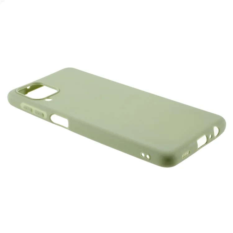 Double-Sided Matte TPU Phone Protective Case Cover Shell for Samsung Galaxy M12 - Green
