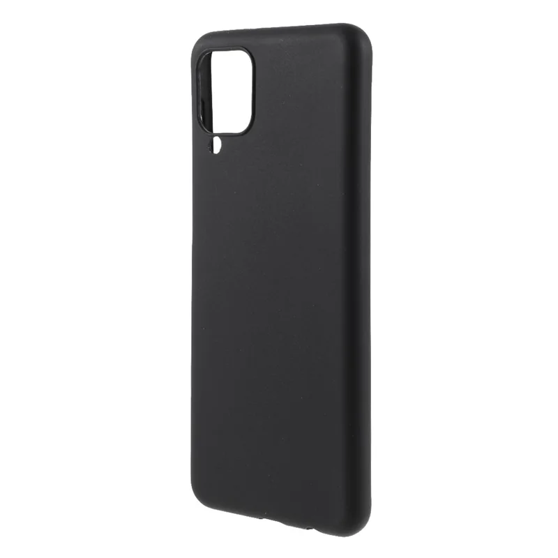 Double-Sided Matte TPU Phone Protective Case Cover Shell for Samsung Galaxy M12 - Black