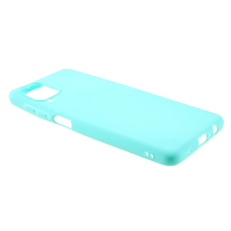Double-Sided Matte TPU Phone Protective Case Cover Shell for Samsung Galaxy M12 - Lake Blue