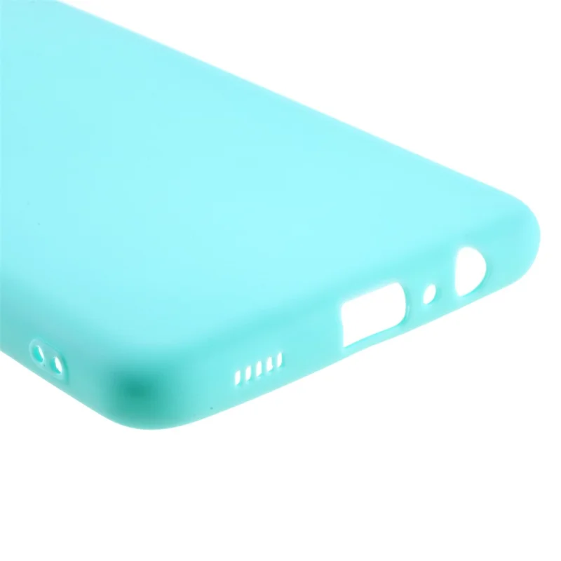 Double-Sided Matte TPU Phone Protective Case Cover Shell for Samsung Galaxy M12 - Lake Blue