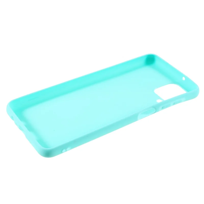 Double-Sided Matte TPU Phone Protective Case Cover Shell for Samsung Galaxy M12 - Lake Blue