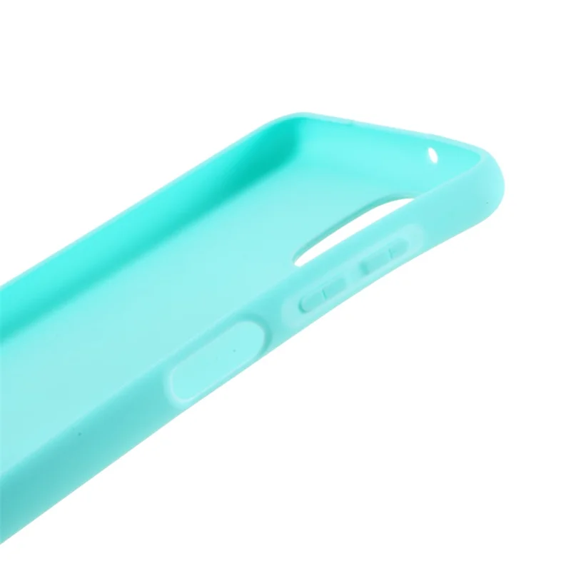 Double-Sided Matte TPU Phone Protective Case Cover Shell for Samsung Galaxy M12 - Lake Blue