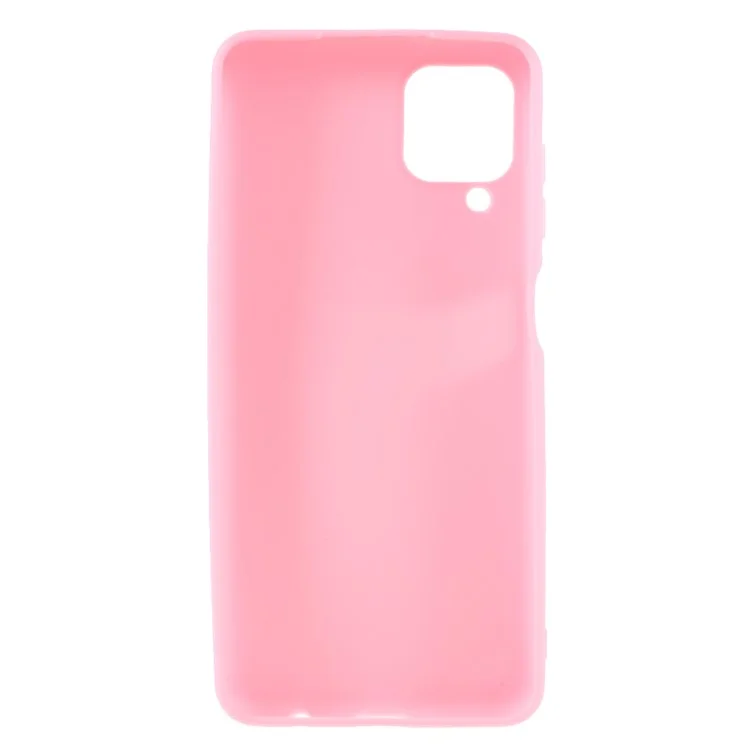 Double-Sided Matte TPU Phone Protective Case Cover Shell for Samsung Galaxy M12 - Pink