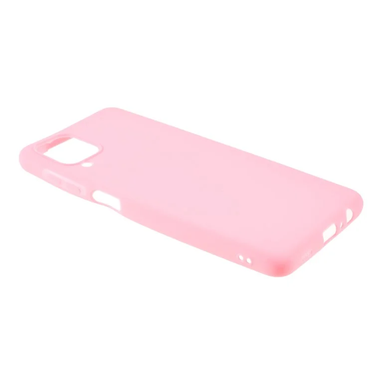 Double-Sided Matte TPU Phone Protective Case Cover Shell for Samsung Galaxy M12 - Pink