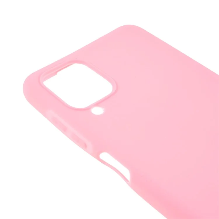 Double-Sided Matte TPU Phone Protective Case Cover Shell for Samsung Galaxy M12 - Pink