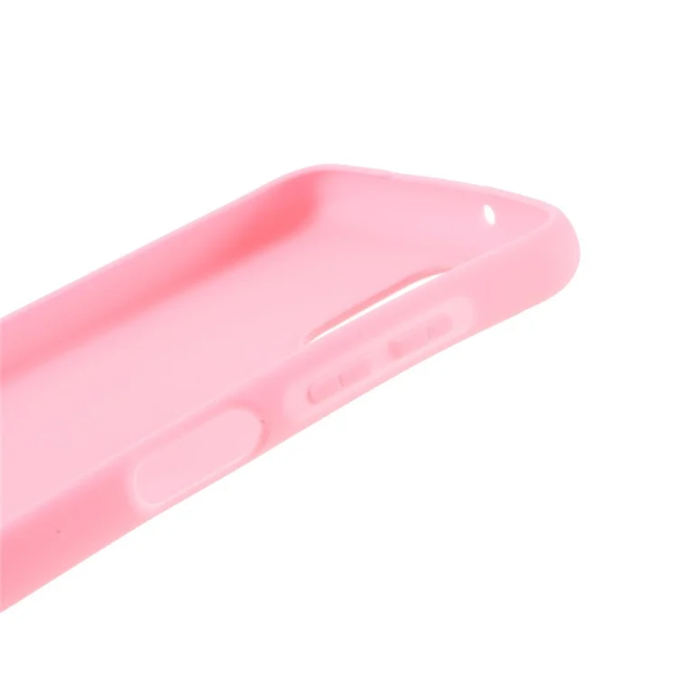 Double-Sided Matte TPU Phone Protective Case Cover Shell for Samsung Galaxy M12 - Pink