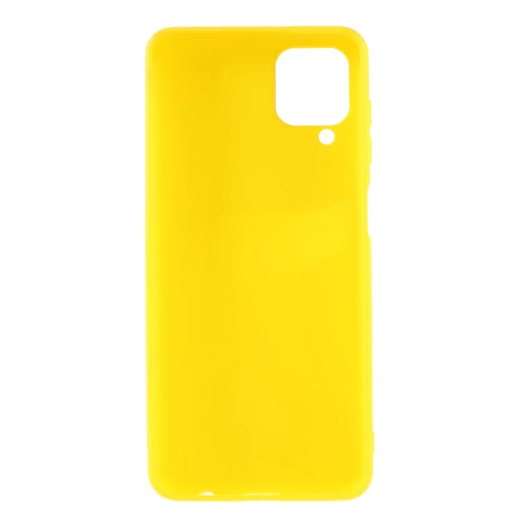 Funda protectora de teléfono de TPU mate de doble cara para Samsung Galaxy M12 - Amarillo