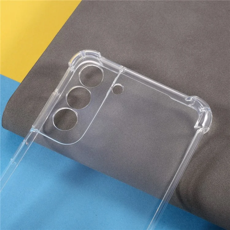 Precise Cut-Out Clear TPU Case Shockproof Phone Cover Case for Samsung Galaxy S21 FE