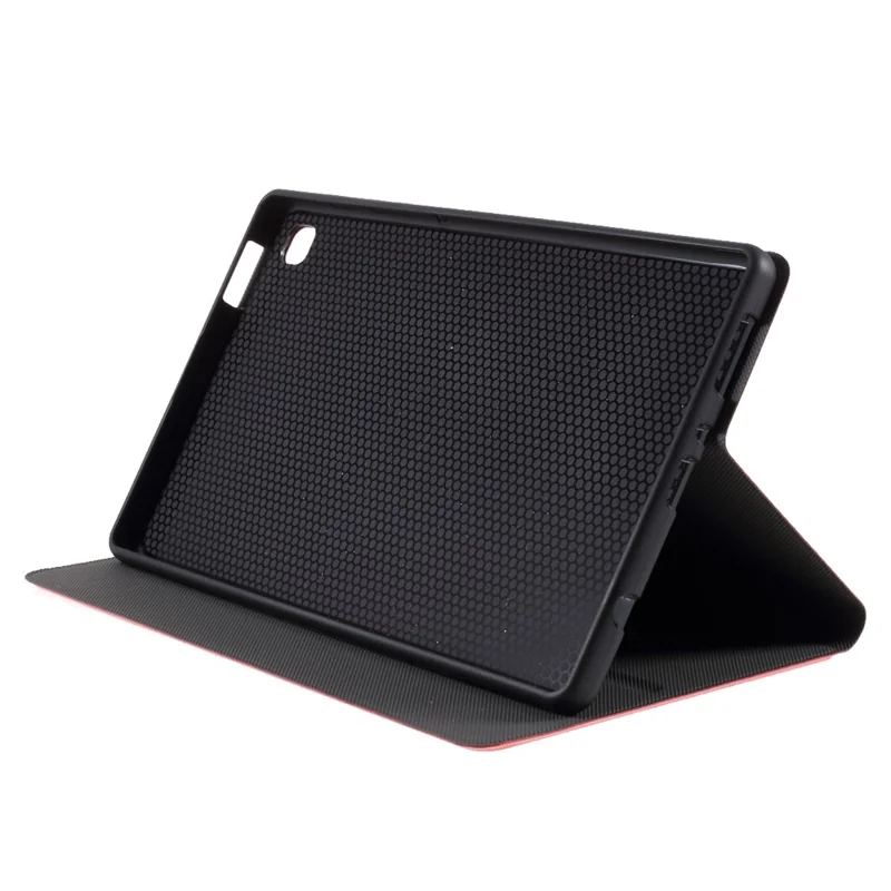 Leather Stand Protective Cover for Samsung Galaxy Tab A7 Lite 8.7-inch T220 / T225 - Red