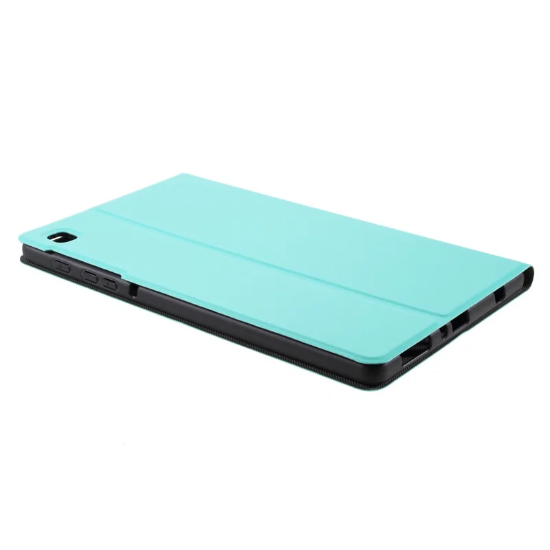 Leather Stand Protective Cover for Samsung Galaxy Tab A7 Lite 8.7-inch T220 / T225 - Cyan