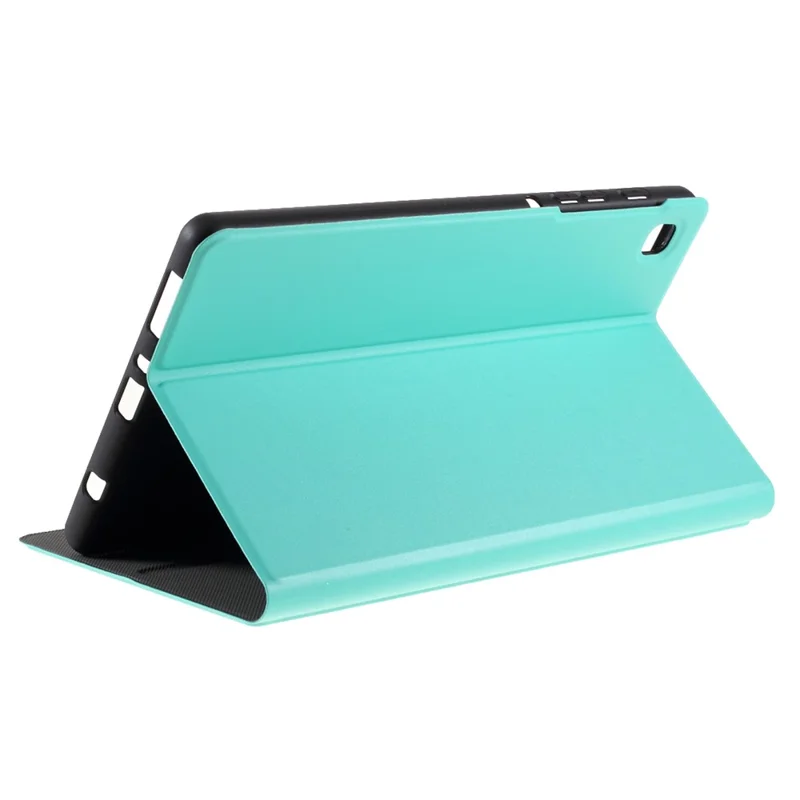 Leather Stand Protective Cover for Samsung Galaxy Tab A7 Lite 8.7-inch T220 / T225 - Cyan