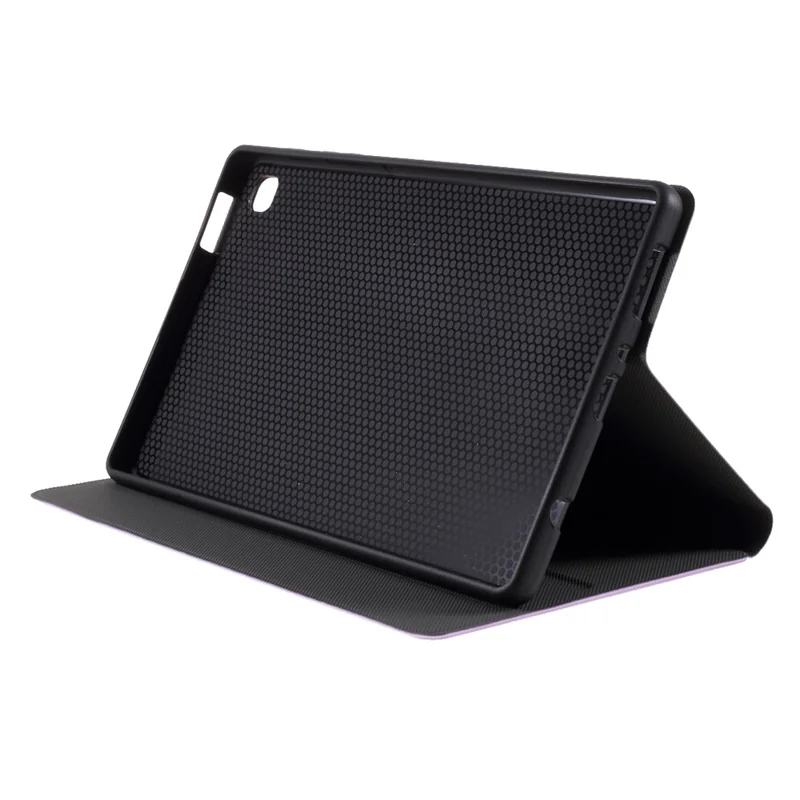 Leather Stand Protective Cover for Samsung Galaxy Tab A7 Lite 8.7-inch T220 / T225 - Purple