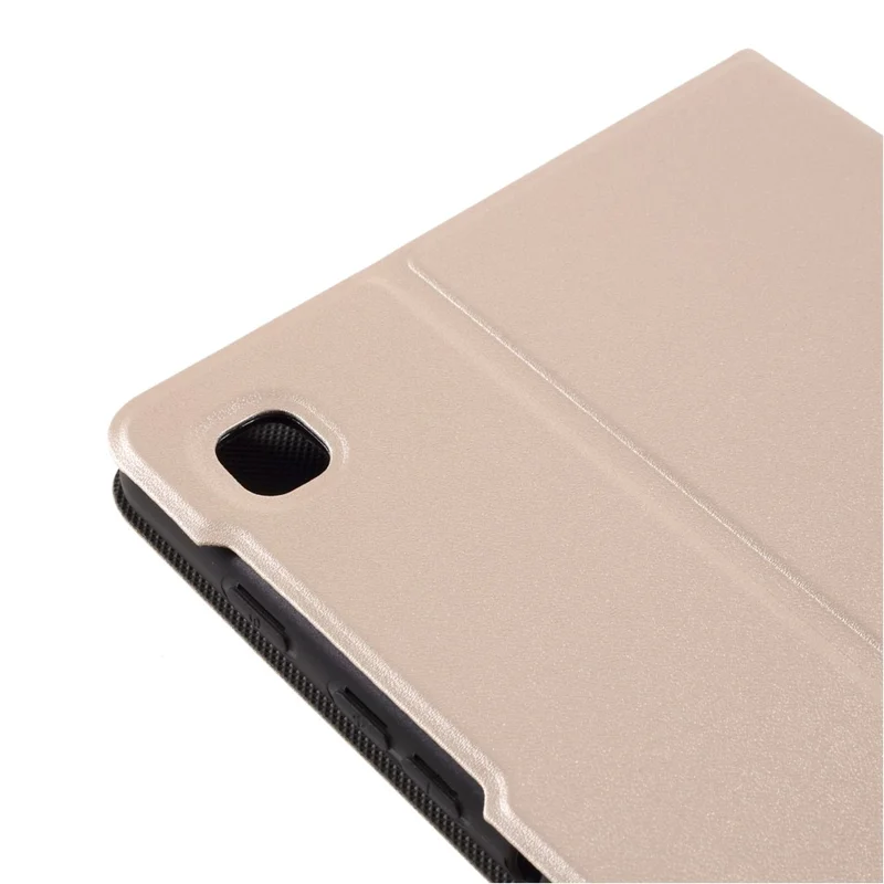 Leather Stand Protective Cover for Samsung Galaxy Tab A7 Lite 8.7-inch T220 / T225 - Gold