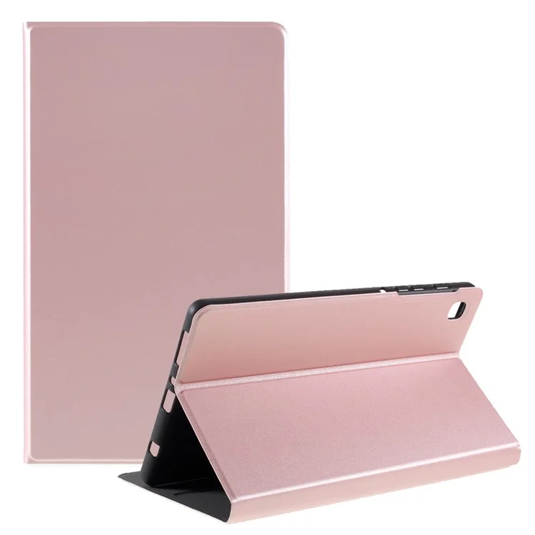 Capa Protetora De Suporte De Couro Para Samsung Galaxy Tab A7 Lite 8.7-Polegada T220 / T225 - Rosa Ouro