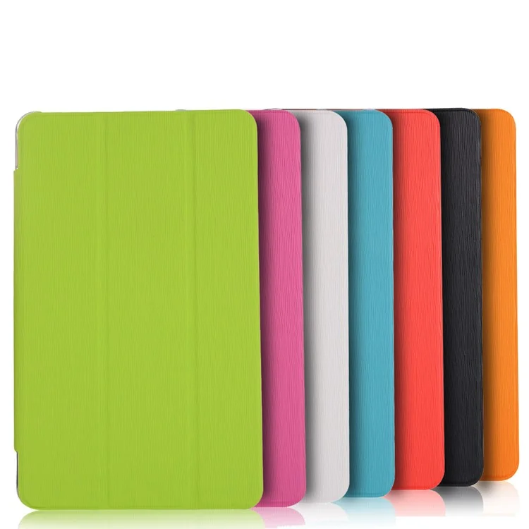 Toothpick Grain Tri-fold Stand Leather Case for Samsung Galaxy Tab A 10.1 (2016) T580 T585 - Black