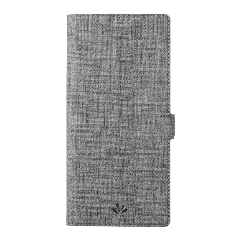 VILI K Series Wallet Design Leather Phone Stand Cover for Samsung Galaxy S21 FE - Grey