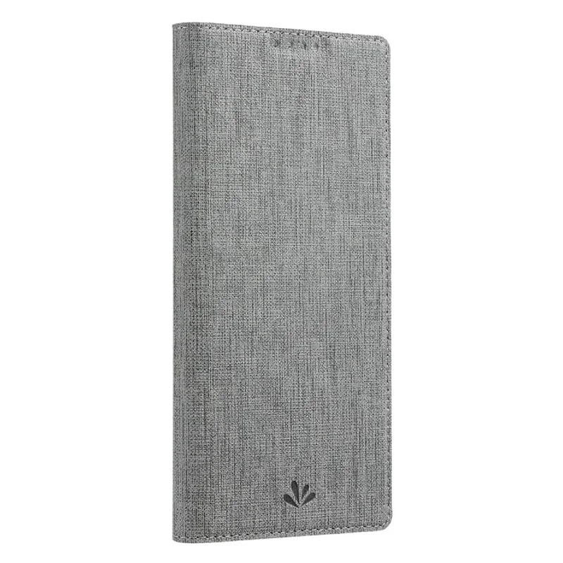 VILI K Series Wallet Design Leather Phone Stand Cover for Samsung Galaxy S21 FE - Grey