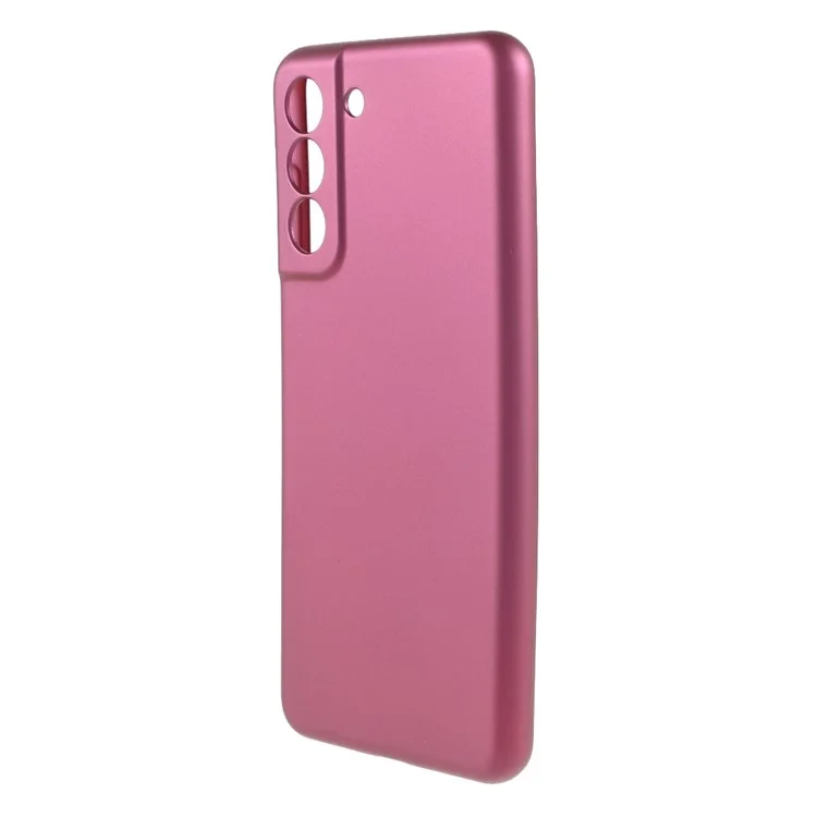 X-LEVEL Frosted TPU Phone Back Case Protector for Samsung Galaxy S21 FE - Wine Red