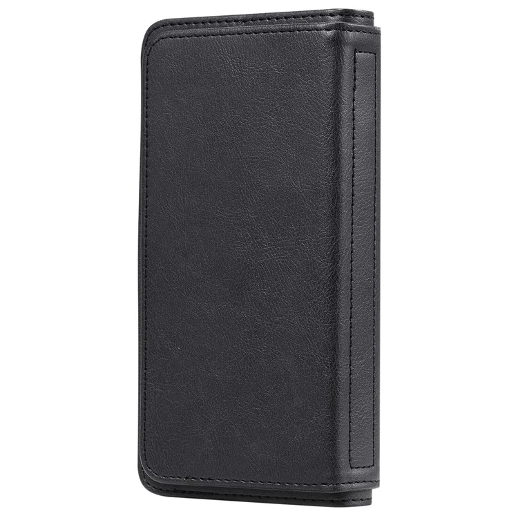 For Samsung Galaxy A32 5G / M32 5G Leather Case with 10 Card Holder Phone Cover Stand - Black