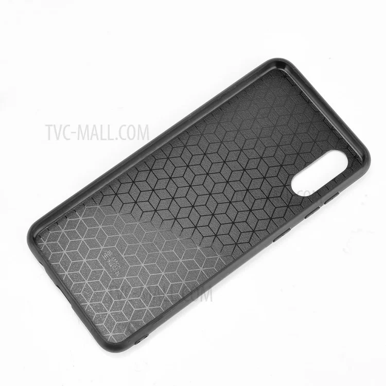 Чехол для Samsung Galaxy M02/A02 из ПУ-кожи с покрытием PC+TPU - желтый