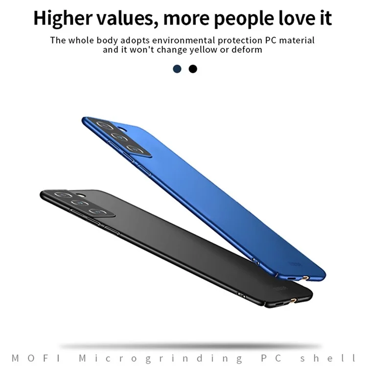 MOFI Shield Light Weight Frosted Finish Surface Hard PC Case para Samsung Galaxy S21 FE - Preto