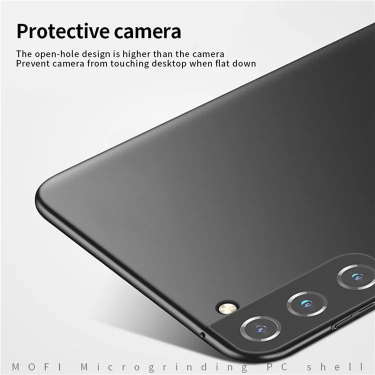 MOFI Shield Light Weight Frosted Finish Surface Hard PC Case para Samsung Galaxy S21 FE - Preto