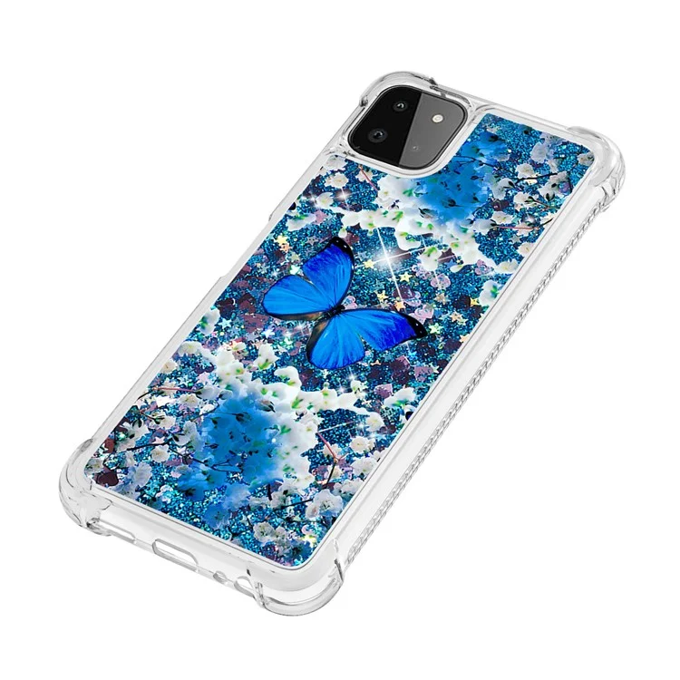 Cover Della Custodia TPU Che Assorbono Shock - Farfalla Blu