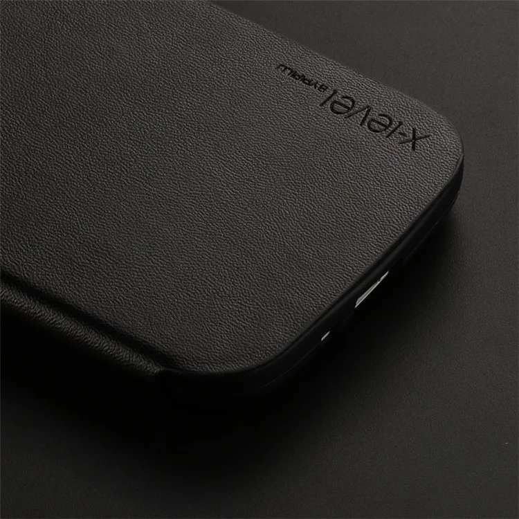 X-LEVEL FIB Color Slim Leather Case for Samsung Galaxy S4 I9500 I9502 I9505 - Black