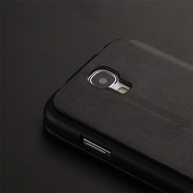X-LEVEL FIB Color Slim Leather Case for Samsung Galaxy S4 I9500 I9502 I9505 - Black