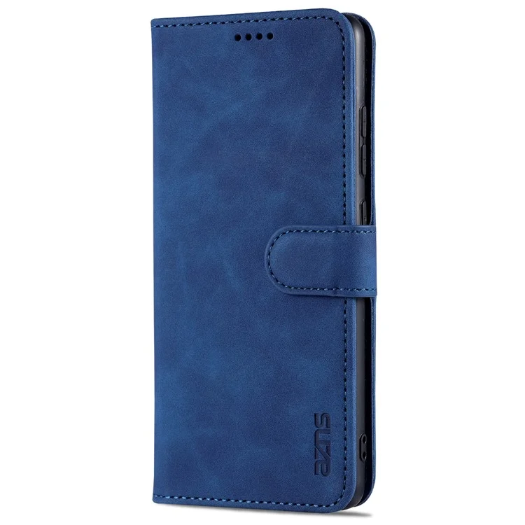 AZNS PU Leder -telefonabdeckung Brieftasche Hülle Für Samsung Galaxy S20 fe 2022/S20 fe 4G/S20 fe 5G/S20 Lite - Blau