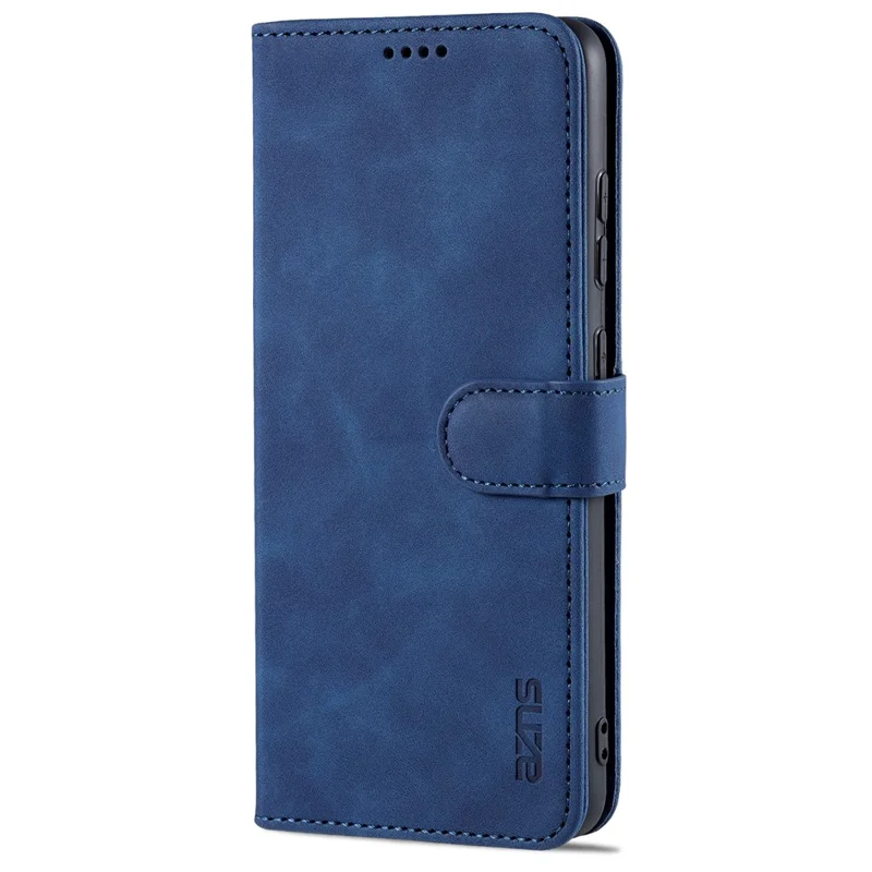 Case de Cobertura de Teléfono AZNS PU Con Billetera Para Samsung Galaxy A52 4G/5G / A52s 5G - Azul