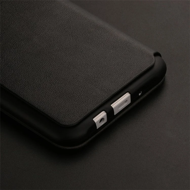 X-LEVEL Leather Flip Stand Shell for Samsung Galaxy J5 SM-J500F - Black