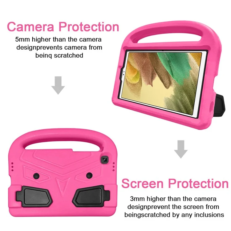 Caso do Tablet EVA de Design de Caracteres Sparrow Com Kickstand For Samsung Galaxy Tab A7 Lite 8,7 Polegadas Sm-t220 (wi-fi)/sm-t225 - Rosa