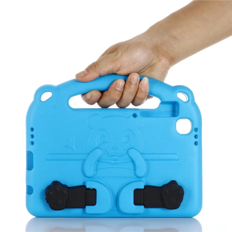 3D Cartoon Panda Cover Shockproof Anti Slip EVA Case with Handle Stand for Samsung Galaxy Tab A7 Lite 8.7-inch SM-T220 (Wi-Fi) / SM-T225