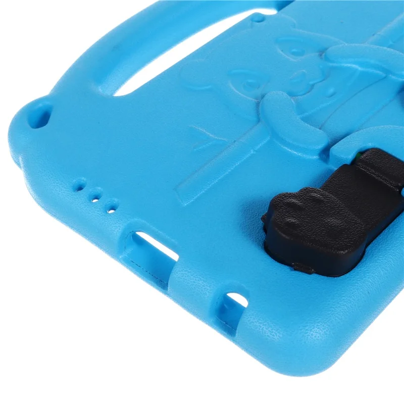 3D Cartoon Panda Cover Shockproof Anti Slip EVA Case with Handle Stand for Samsung Galaxy Tab A7 Lite 8.7-inch SM-T220 (Wi-Fi) / SM-T225