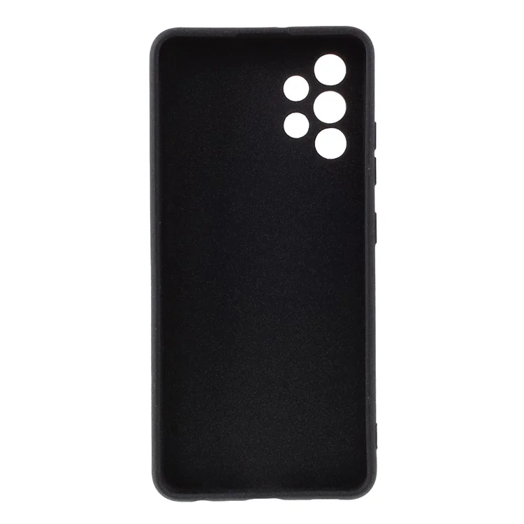 Double-sided Matte Workmanship TPU Phone Shell for Samsung Galaxy A32 4G (EU Version) - Black
